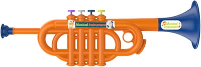 Trompet Speelgoed - Muziek Instrument - Vroege Educatie - Kindvriendelijk Ontwerp - 32 x 10 cm - Meerkleurig