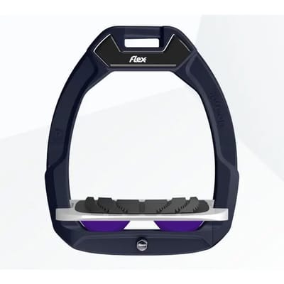 Verstelbare veiligheidsstijgbeugels Grip Groen/Grijs/Paarse Flex-On Safe-On