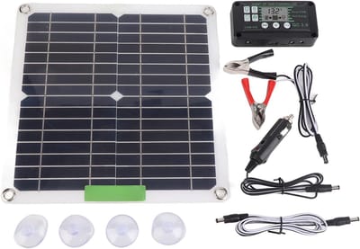Draagbare Zonnepanelen Set - Monokristallijn Paneel - Outdoor Energie - Hoge Conversie Efficiëntie - 200W 12V