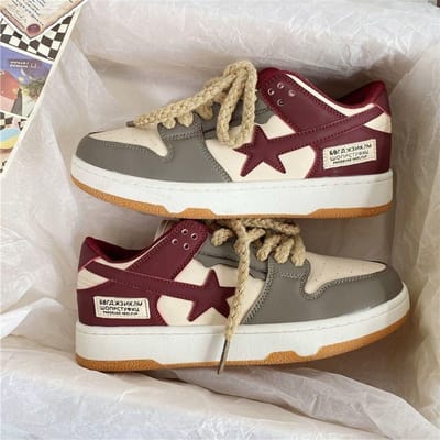 Roze Meteoor Casual Witte Schoenen Vrouwelijk Ins Hong Kong Stijl College Trend Sport Alles-Combineert Boardschoenen 39