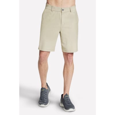 Skechers Premium Overal 9 Inch Korte Polyester Heren Natuurlijke Knie-Lange Shorts