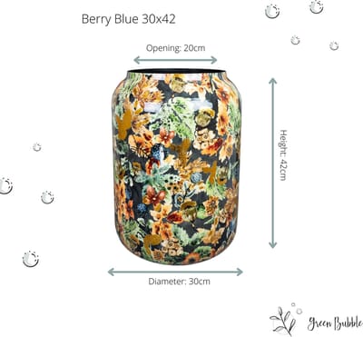 Designed by Lammie vaas Berry Blue