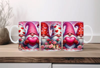 Koffiemok valentijn Gnomes 18 | Valentijn cadeau | Valentijn decoratie | Grappige Cadeaus | Koffiemok | Koffiebeker | Theemok | Theebeker | chocoladebeker
