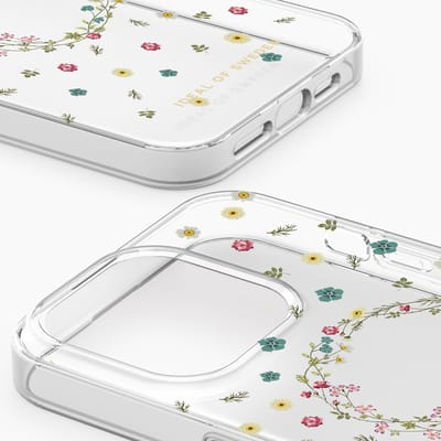 iDeal of Sweden Mirror Case voor de Apple iPhone 15 Pro - Petite Floral