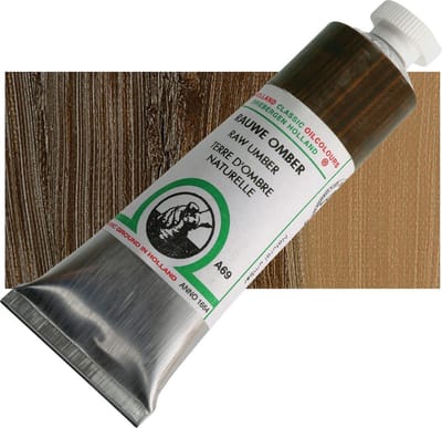 Oil paint Old Holland 40ml – 069 Raw Umber