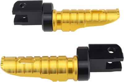 Verstelbare Voetsteunen - Motor Fotensteunen - Motor Rijden - 8 Hoek Instellingen - 310 g - Goud