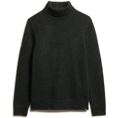 Superdry - Geborstelde coltrui - Heren - Sweaters