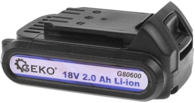 GEKO 18V Li-Ion accu - 2000 mAh - Snelle oplaadtijd - Lichtgewicht 365 g