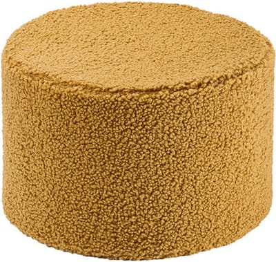 Wigiwama Teddy Pouffe / Poef - Ø40x25cm - Maple