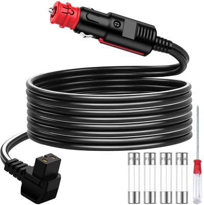 Dailygoods - Innovra - 12/24V Voedingskabel voor Auto Koelers en Vriezers