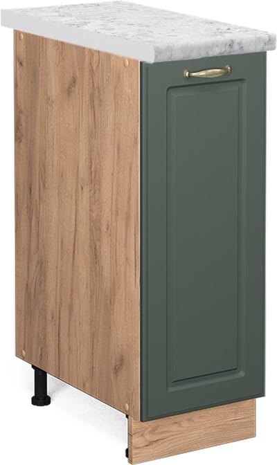 Vicco Fame-Line Apotheekkast – 30 cm, WB Marmer Groen-Goud Landhuis