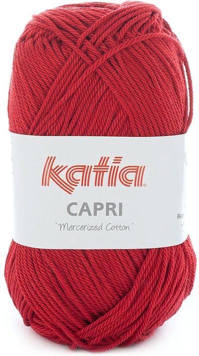Katia Capri - 82150 wijnrood - Katoen Garen