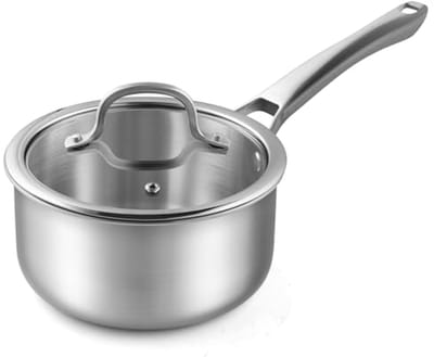 Roestvrijstalen Sauspan 18 cm - Coatingvrij en Hittebestendig