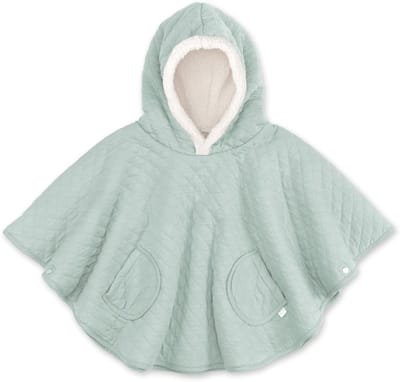 Reisponcho Gewatteerd - Baby Jas - Veilig Reizen - Teddy Voering - 70-110cm - Lunar