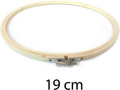 Borduurring hout 19 cm