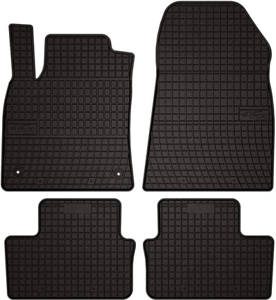Wielganizator SolidPRO Serie - Auto Rubber Vloermatten - Zwarte Bescherming - Renault Clio V