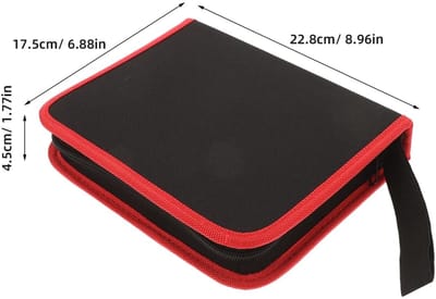 Dailygoods - Batch-opbergtas - gereedschapstas - draagbaar en handig - 22,8 x 22,8 x 22,8 cm - organizer voor boormachines - geschikt voor sch...