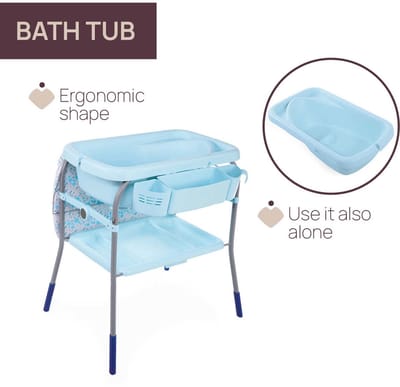 Chicco Cuddle & Bubble Bad- en Verschoontafel 2-in-1 Ocean