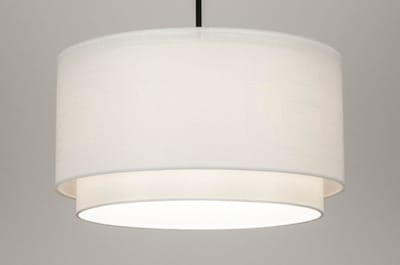 Lumidora Hanglamp 30870 - SHANNON - E27 - Wit - Metaal - ⌀ 47 cm