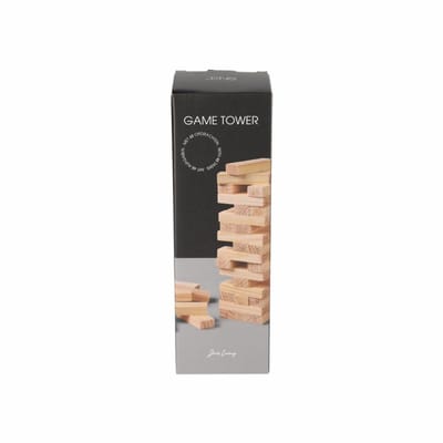 JENS Living, spel Toren, 7,5 x 7,5 x 23,8 cm, hout.
