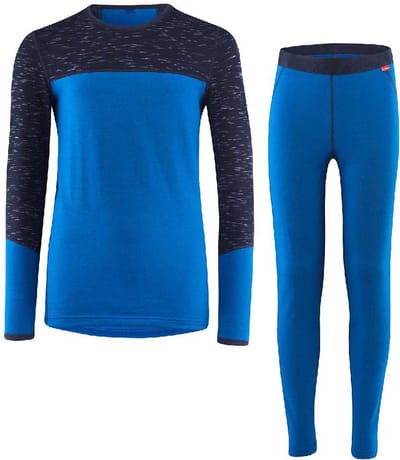Loeffler Starlit Transtex Warm Basislaag Set Blauw 152 cm Jongens