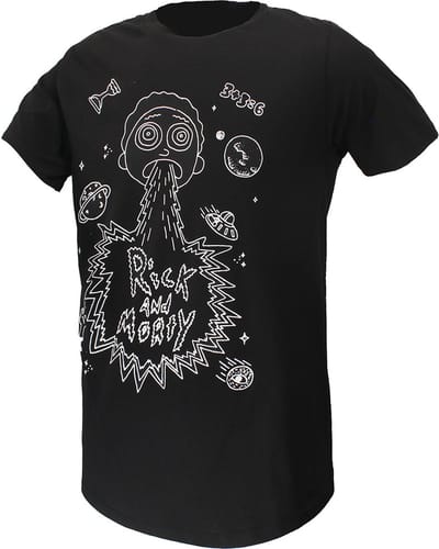 Rick and Morty Space Barf T-Shirt - Officiële Merchandise - S