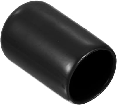 15 Stuks Rubber Einddoppen 13mm ID, Ronde Beschermdoppen voor Schroeven, Kabels en Meubels, Zwart