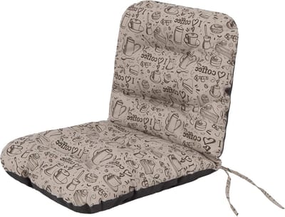 Zitkussen voor tuinstoel - Balkon kussen - Comfortabel buiten zitten - Onderhoudsvriendelijk Oxford stof - 48x48 cm - Beige koffie
