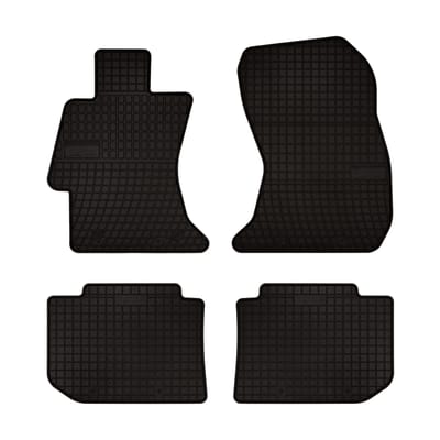 Wielganizator SolidPRO Serie - Rubber Auto Matten - Subaru XV 2011-2017 - Zwart - Op Maat