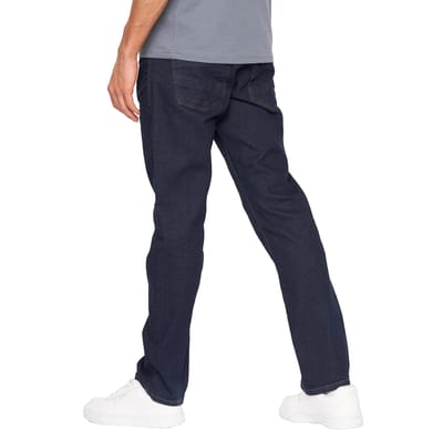 Crosshatch Heren Cadman Rechte Jeans (Rauwe was)