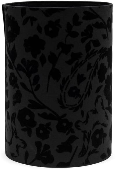 Riviera Maison Lampenkap 28x40 - Cylinder Floral Lamp Shade - Zwart