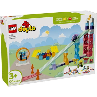 LEGO® DUPLO® Stad 3-in-1 Creatieve Hellingen met Voertuigen - Leerzaam Speelgoed voor Kinderen Vanaf 3 Jaar - Cadeautip voor Peuters - 10478