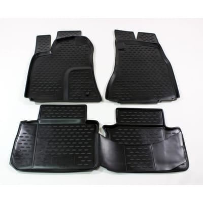 Tapis De Sol En Caoutchouc 3D - J&amp;J AUTOMOTIVE - Chrysler 300C 2004-2012 - Noir - Sur Mesure - Antidérapant zwart