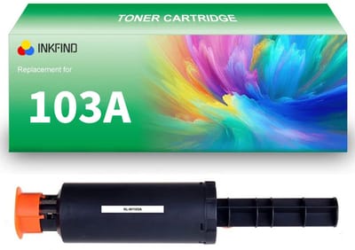 INKFIND 103A (W1103A) Zwart tonercartridge compatibel met HP 103A W1103A Zwart geschikt voor HP Neverstop laser 1000a/1000w/1200a/1200w - 1-pack Zwart