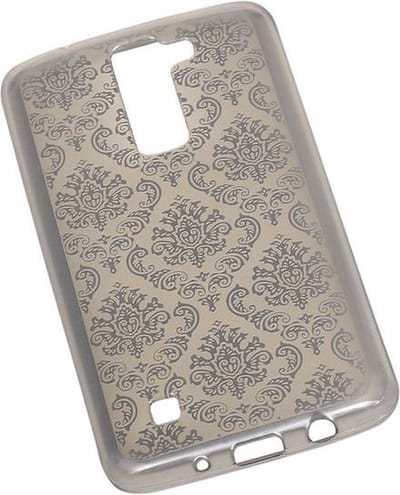 Zilver Brocant TPU back case cover hoesje voor LG K8
