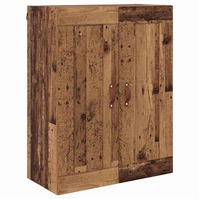 vidaXL Wandkast Oud Hout 69,5 x 34 x 90 cm Bewerkt hout