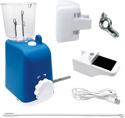 Breimachine - Vlechtgereedschap - Armbanden Maken - Automatisch Elektrisch - 17 cm - Blauw Paars Roze
