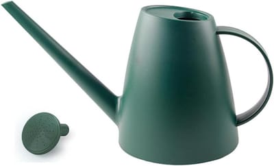 Plastic Gieter - Waterkannetje - Planten Water Geven - Afneembare Douchekop - 1.8 Liter - Donkergroen