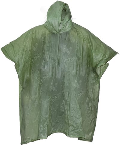 Benson Regenponcho - One size - Groen