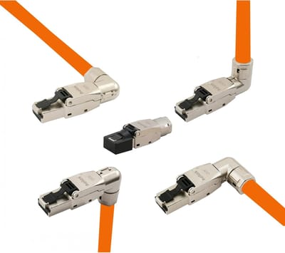 feldkonfektionierbarer Premium Cat 8.1 Metall-Stecker, 5-Ausf�hrungen