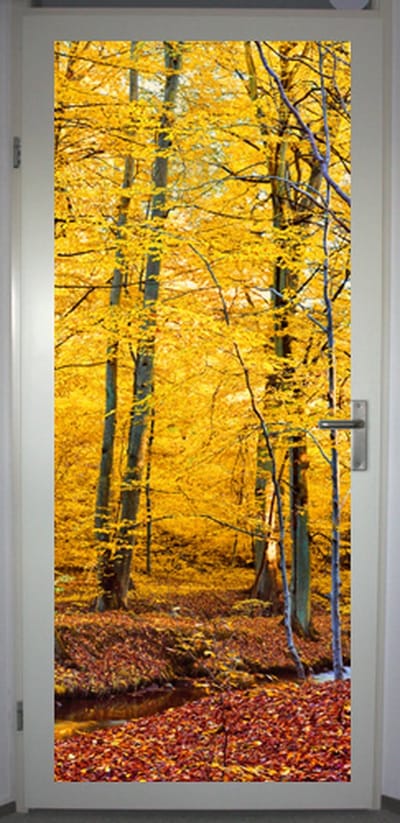 Deurposter 'Herfst 2' - deursticker 75x195 cm