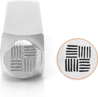 Slagstempel textuur van Lappendeken | Hoogte 6mm
