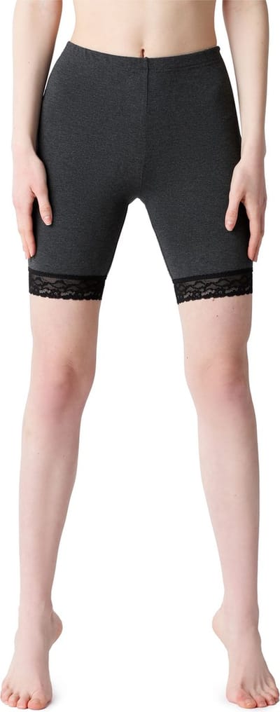 Bellivalini BLV-BLV50-216-LE Dames Leggings - Sport - Vrijetijdsbroek - Kort - Viscose - Sporbroek - Yogabroek - Donker Gemêleerd - XS