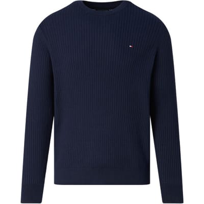 Tommy Hilfiger Pima Katoen Cashmere Gestructureerd Trui - Fashion Wear - Volwassen