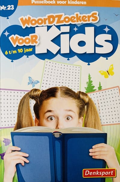 Denksport puzzelboek - Woordzoekers voor kids - 6 t/m 10 jaar - Woordzoekers voor kinderen - Puzzelboek kinderen
