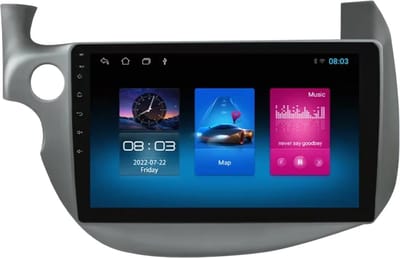 Autoradio met bluetooth - Carplay - Voor Honda Fit Jazz (2007-2013) - Geschikt voor Apple en Android - Stereo - Navigatie - Navigatiesysteem auto - 1GB 16GB