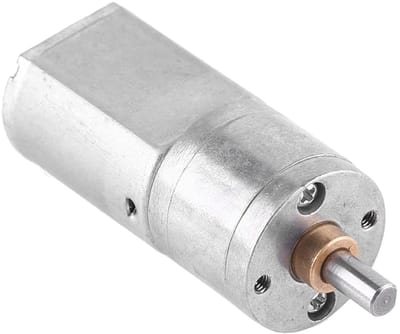 DC Reductiemotor - Gelijkstroom Motor - Apparaten Aansturen - Hoog Koppel - 12 Volt - Metaal