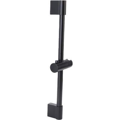 Douche Glijstang Rond Metaal Handdouche Glijstang met Verstelbare Douchekop Houder voor Badkamer 40cm Black