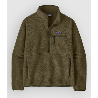 Patagonia Retro Pile Marsupial Half-Zip Fleece Trui groen