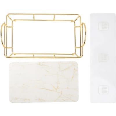 Aanrecht Organizer Make-up Opbergrek Huisdecoratie voor Badkamer Slaapkamer beige